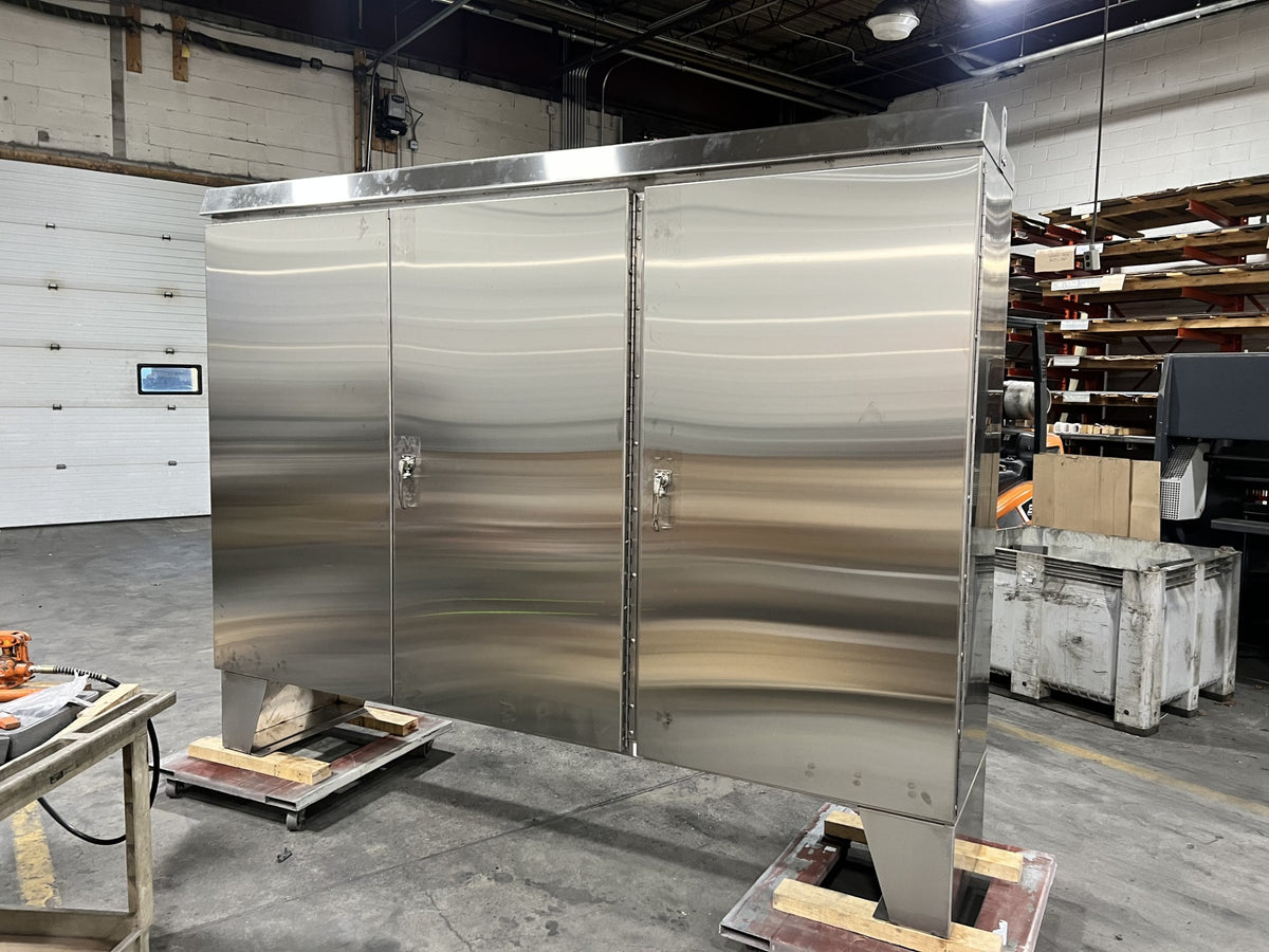 NEMA 4X Free Standing & Pad Mount Enclosures - Single & Double Door