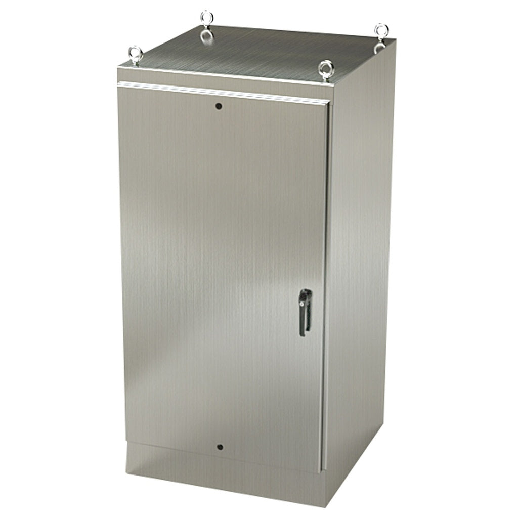 NEMA 4X Free Standing & Pad Mount Enclosures - Single & Double Door