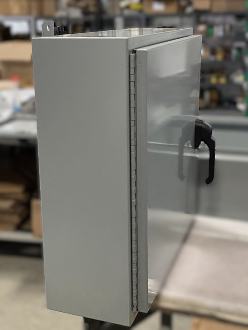 NEMA 12/4/3 Hinge Cover Wall Mount Enclosures - Single & Double Door