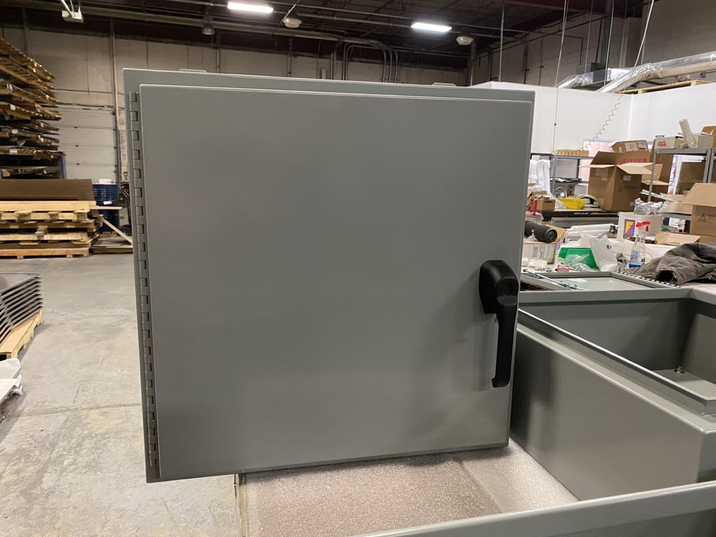 NEMA 12/4/3 Hinge Cover Wall Mount Enclosures - Single & Double Door